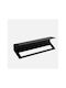 Verdi Single Wall-Mounted Bathroom Shelf Unit Black