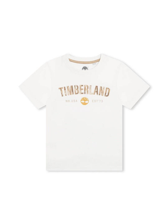 Timberland Tricou pentru copii Alb