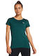 Under Armour Damen Sportliche Bluse Kurzärmelig Grün