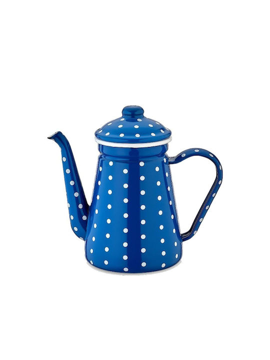 La Belle Maison Teapot Enamel Blue 1200ml