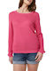 Women's Long Sleeve Sweater Fuchsia
