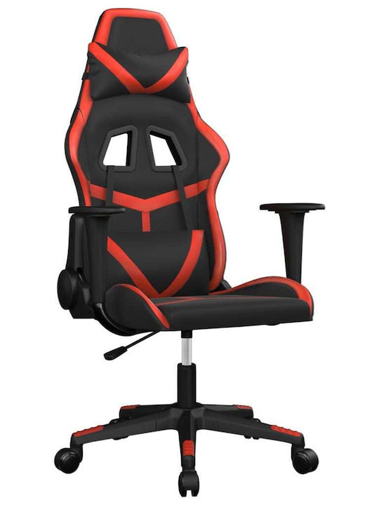 vidaXL 3143666 Καρέκλα Gaming Δερματίνης Μαύρο / Κόκκινο