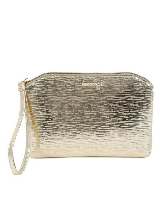 Doca Damen Tasche Hand Gold