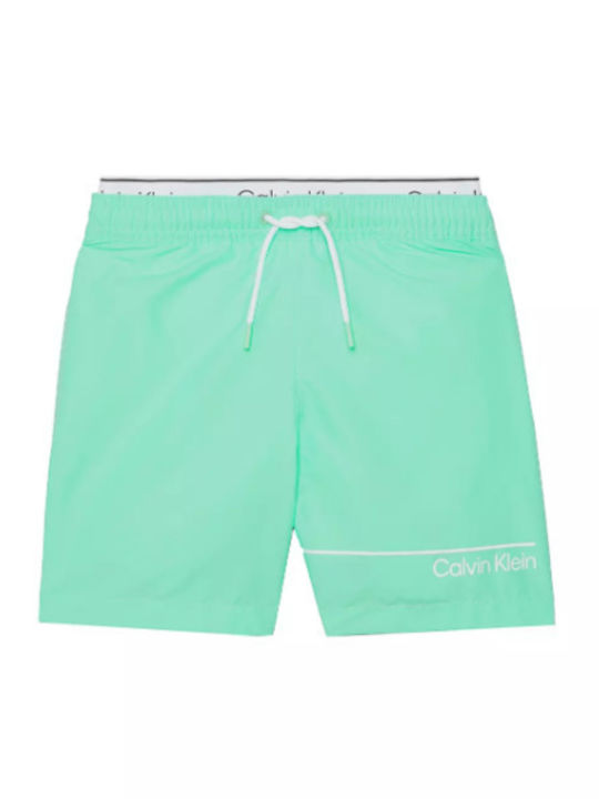 Calvin Klein Kinder Badeanzug Badeshorts Mint