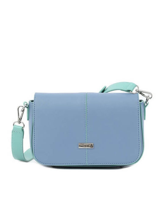 Doca Damen Tasche Crossbody Hellblau