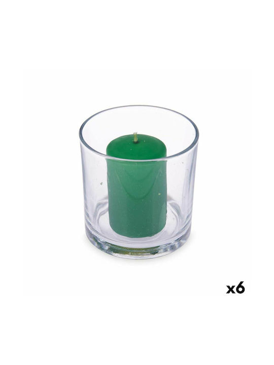 Acorde Scented Candle Jar Green 10x10cm 1pcs