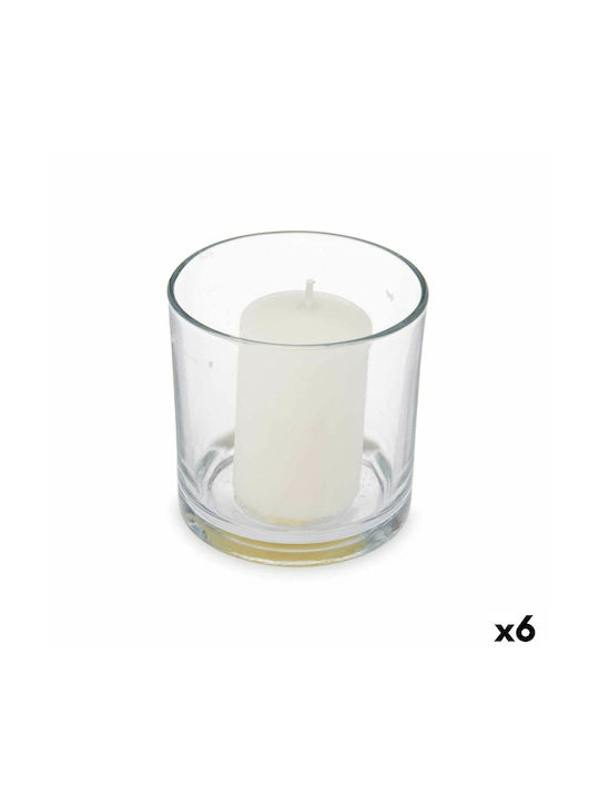 Acorde Scented Candle Jar with Scent Cotton White 10x10cm 1pcs