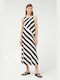 Compania Fantastica Dress Maxi Shirt Dress Dress Striped