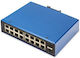 Digitus DN-651159 Gestionat L2 PoE Switch cu 16 Porturi Gigabit (1Gbps) Ethernet și 2 Porturi SFP