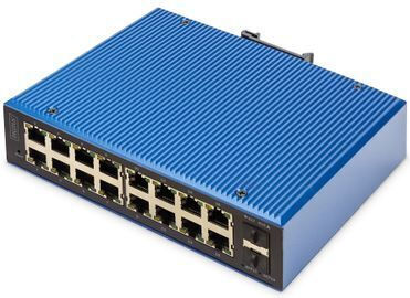 Digitus DN-651158 Gestionat L2 Switch cu 16 Porturi Gigabit (1Gbps) Ethernet și 2 Porturi SFP