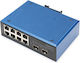 Digitus Unmanaged L2 Switch with 8 Gigabit (1Gbps) Ethernet Ports and 2 SFP Ports