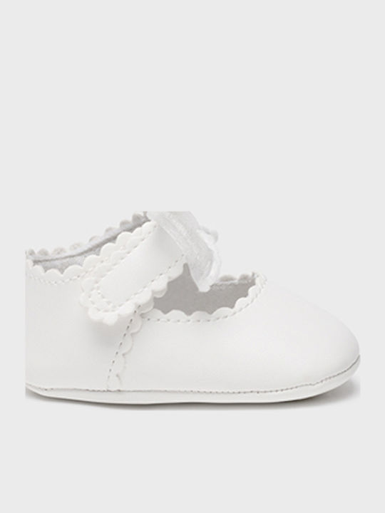 Mayoral Baby Ballerinas White