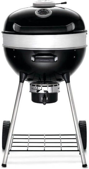 Napoleon Pro22kleg3 Stainless Steel Charcoal Kettle Grill With Lid And Thermometer 71x71cm