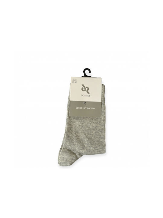 Douros Socks Women's Socks Grey Light