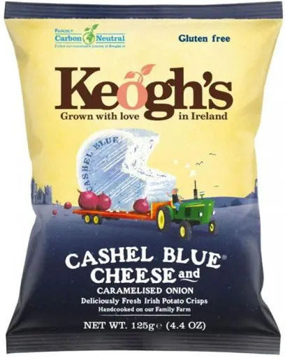 Keogh's Cashel Blue Cheese & Caramelised Onion 125gr