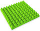 Mega Acoustic Sound Absorbing Panel (1pcs) in Design Pyramid 50cm x 50cm x 5.5mm in Green Color