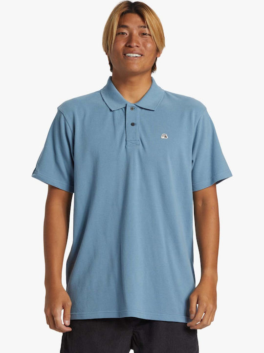 Quiksilver Dna Polo Short Sleeve Light Blue Blouse