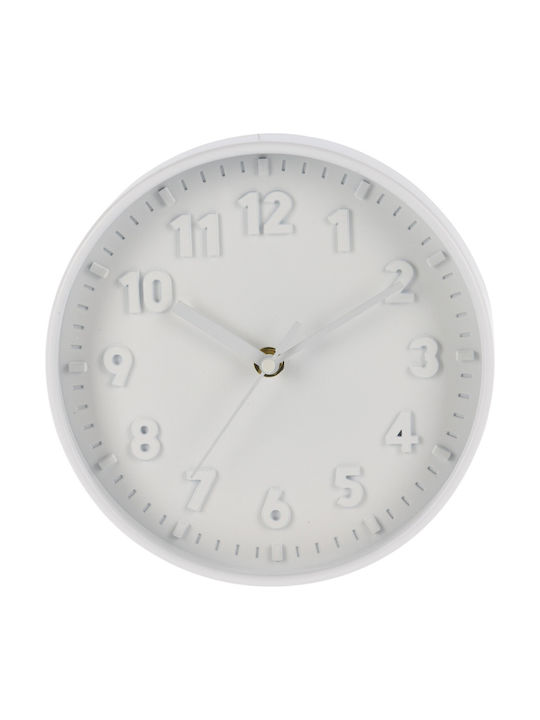 Wall Clock White Ø20.3cm Various Colors)
