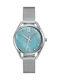 Gregio Damen Uhr mit Silber Metallarmband