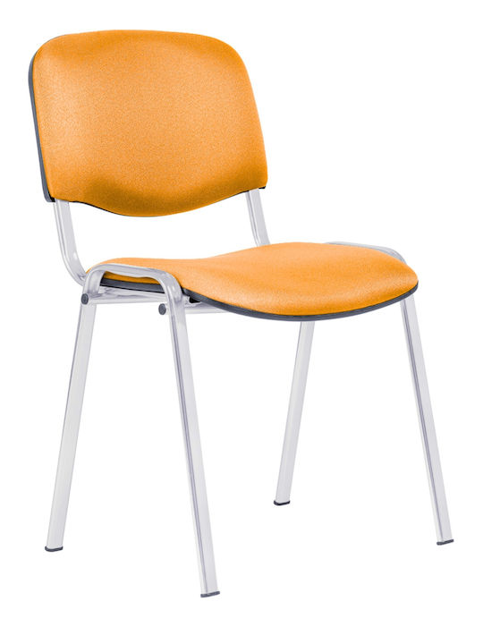 Chair Visitor Taurus in Orange Color 53x47x83cm 1pcs