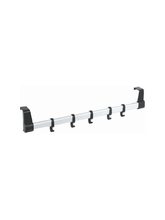 Sidirela Single Wall-Mounted Bathroom Rail Silver