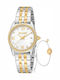 Just Cavalli Women's Watch with Silver Metal Bracelet