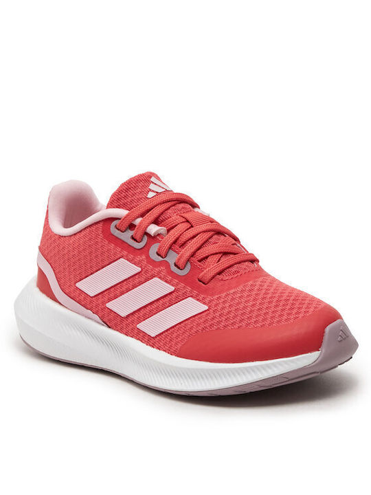 Adidas Kids Sports Shoes Running Runfalcon 3 Preloved Scarlet / Clear Pink / Preloved Fig