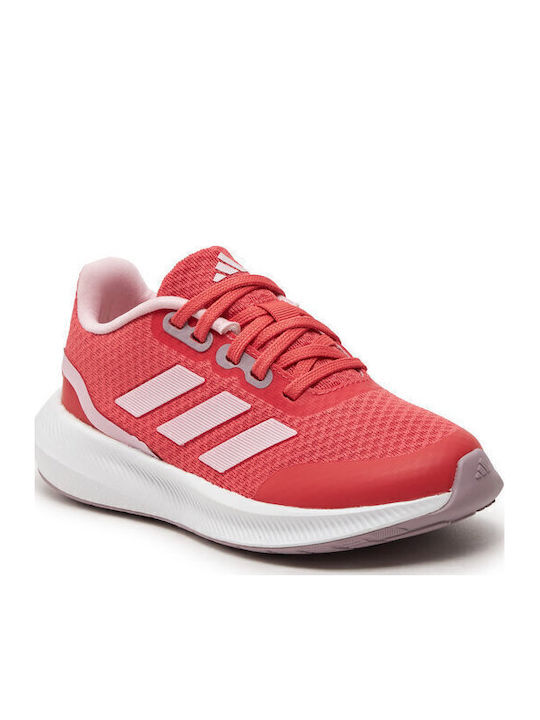 Runfalcon 3 Αθλητικά Παιδικά Παπούτσια Running με Κορδόνια Preloved Scarlet / Clear Pink / Preloved Fig