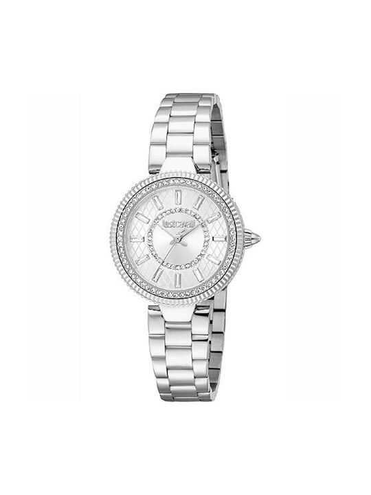 Just Cavalli Watch with Silver Metal Bracelet