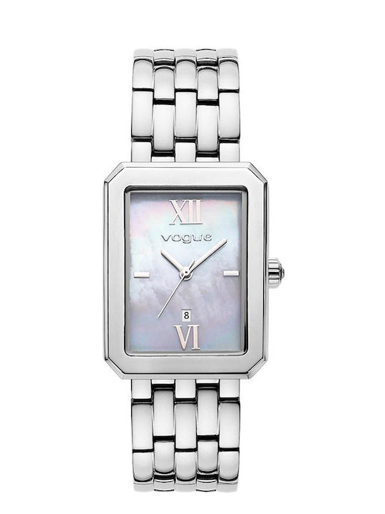Vogue Damen Uhr mit Silber Metallarmband