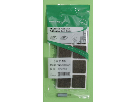 Italfeltri 168000353 Felts with Sticker 20x30mm 8pcs