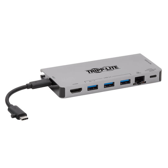 Eaton USB-C Docking Station with HDMI 4K PD Ethernet Gray (U442-DOCK5D-GY)