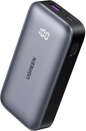 Ugreen PB502 Power Bank 10000mAh 30W με Θύρα USB-A και Θύρα USB-C Power Delivery / Quick Charge 3.0 Γκρι