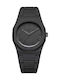 D1 Milano Men's Watch Battery with Black Rubber Strap