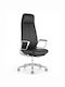 ErgoAction Titan Executive Office Chair with Recline Genuine Leather