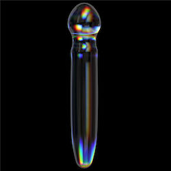 Lovetoy Glow Γυάλινο Dildo 18.4cm