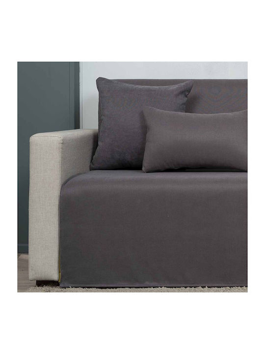 Cotone Cozy Ριχτάρι Πολυθρόνας 180x170εκ. Γκρί ...