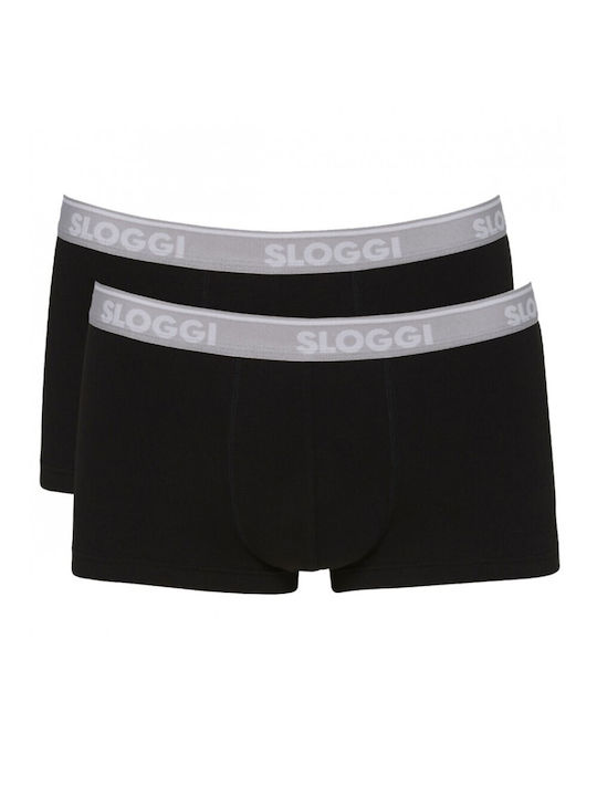 Sloggi Go Hipster Abc Men's Boxers Black 2Pack