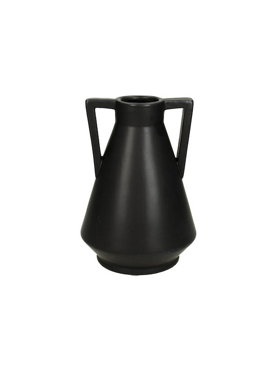 ArteLibre Decorative Vase Black 12x12cm