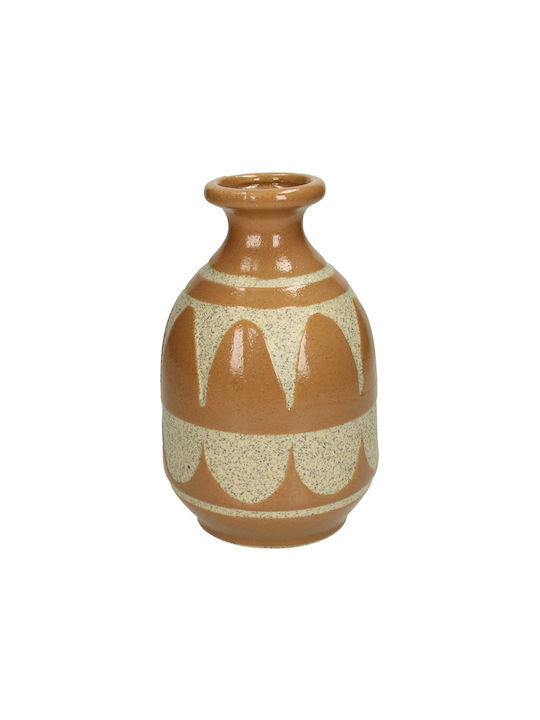 ArteLibre Decorative Vase Orange 12x12cm