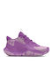 Jet 23 Niedrig Basketballschuhe Lila