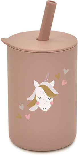 Queen Mother Baby Cup Unicone made of Silicone Pink 160ml for 6m+