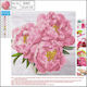 Construction Diamond Painting 5d Kit Centrum 20x20cm Rose