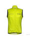 Scott Mens Cycling Windbreaker Jacket Sleeveless Yellow