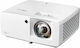 Optoma 3D Projector 4k Ultra HD Laser Lamp with Built-in Speakers White