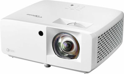 Optoma 3D Projector 4K Ultra HD Λάμπας Laser με Ενσωματωμένα Ηχεία Λευκός