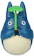 My Neighbor Totoro Round Bottomed Figurine Mid Totoro With Leaf 6 Cm