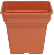 Micplast Daiquiri Γλάστρα Πλαστική Τερακότα 25x25x21.5εκ.
