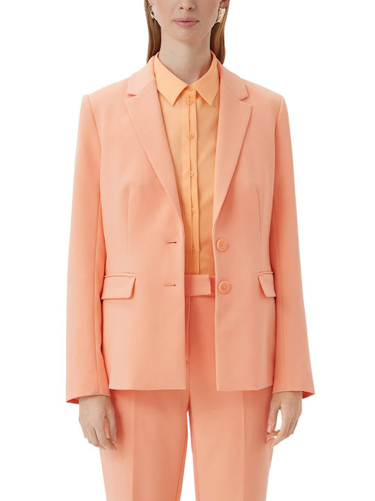 Comma Women's Blazer Orange