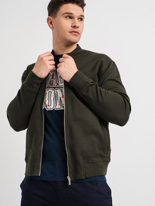 Selected Herren Sweatshirt Jacke GREEN